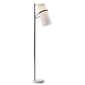 Banded Shade LED Floor Lamp