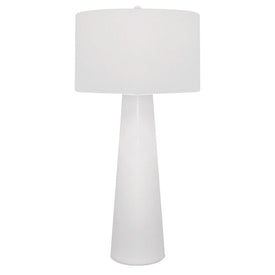 White Obelisk Table Lamp