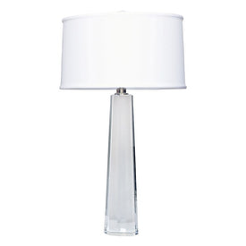 Crystal Faceted Column LED Table Lamp