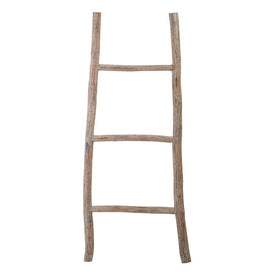 Small White Washed Wood Ladder