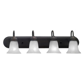 Homestead Four-Light Bathroom Vanity Fixture