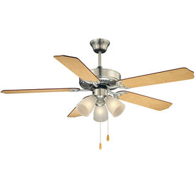First Value 52" Three-Light Five-Blade Ceiling Fan