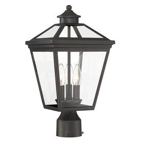Ellijay Three-Light Outdoor Post Lantern