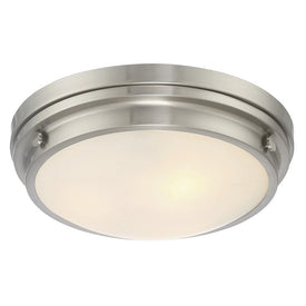 Lucerne Three-Light Flush Mount Ceiling Fixture