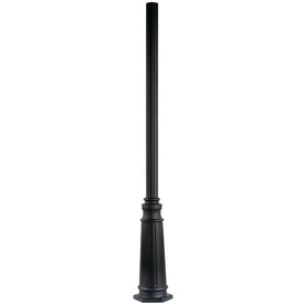 96" Fluted Outdoor Post with Fluted Base
