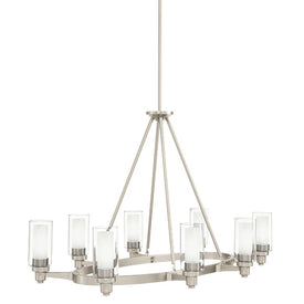 Circolo Eight-Light Oval Chandelier