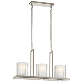 Triad Three-Light Linear Chandelier