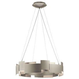 Moderne Two-Light LED Chandelier/Pendant