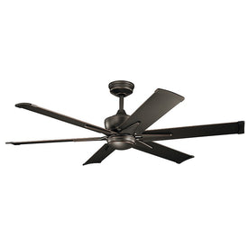 Szeplo II 60" Six-Blade LED Indoor/Outdoor Patio Ceiling Fan