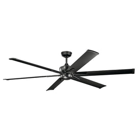Szeplo II 80" Six-Blade LED Indoor/Outdoor Patio Ceiling Fan