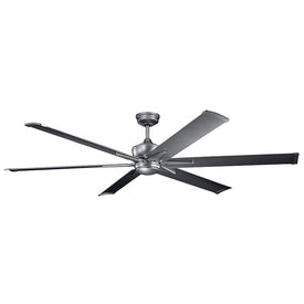 Szeplo II 80" Six-Blade LED Indoor/Outdoor Patio Ceiling Fan