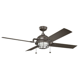 Maor 65" Four-Blade LED Indoor/Outdoor Patio Ceiling Fan
