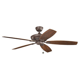 Canfield 60" Five-Blade Extra-Large Indoor/Outdoor Patio Ceiling Fan