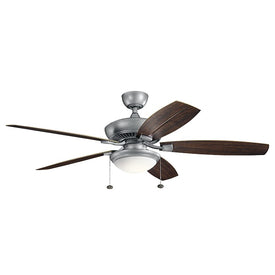 Canfield 60" Five-Blade Extra-Large Indoor/Outdoor Patio Ceiling Fan