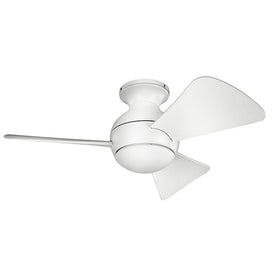 Sola 34" Three-Blade LED Indoor/Outdoor Patio Ceiling Fan