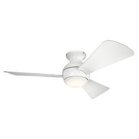 Sola 44" Three-Blade LED Indoor/Outdoor Patio Ceiling Fan