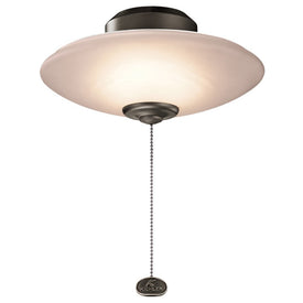 Single-Light 10" Low Profile LED Bowl Ceiling Fan Light Kit