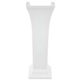 Town Square S 29" Fireclay Pedestal Base Only without Sink - White