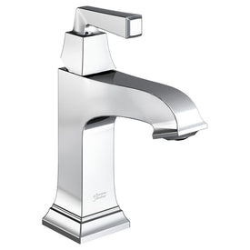 Town Square S Single-Handle Monoblock Bathroom Sink Faucet with Push-Pop Drain - Polished Chrome Brass