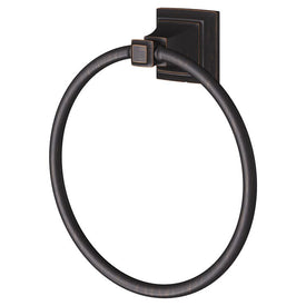 Town Square S Round Closed Towel Ring - Legacy Bronze