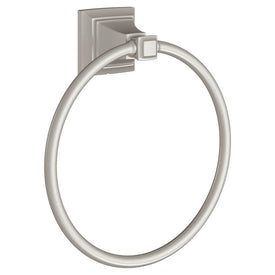 Town Square S Round Closed Towel Ring - Brushed Nickel