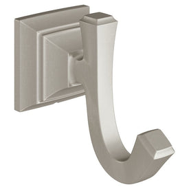 Town Square S Double Robe Hook - Brushed Nickel