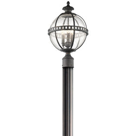 Halleron Three-Light Outdoor Post Lantern