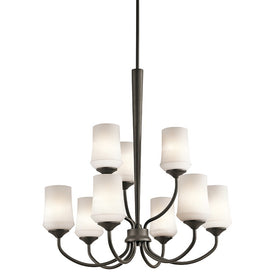 Aubrey Nine-Light Two-Tier Chandelier