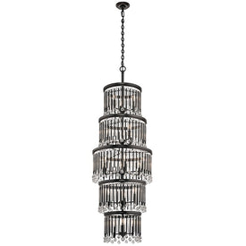 Piper Eighteen-Light Five-Tier Chandelier