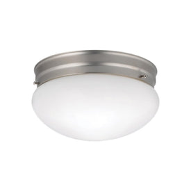 Ceiling Space Two-Light Flush Mount Ceiling Fixture