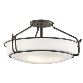 Alkire Four-Light Semi-Flush Mount Ceiling Fixture