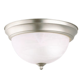 Two-Light Flush Mount Ceiling Fixture