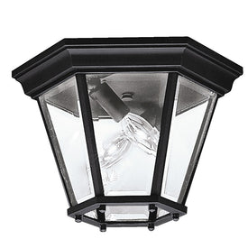 Madison Two-Light Outdoor Flush Mount Ceiling Fixture