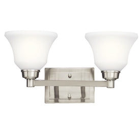 Langford Two-Light Bathroom Vanity Fixture