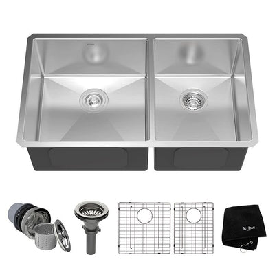 Product Image: KHU103-33 Kitchen/Kitchen Sinks/Undermount Kitchen Sinks