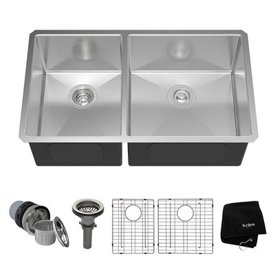 Product Image: KHU104-33 Kitchen/Kitchen Sinks/Undermount Kitchen Sinks