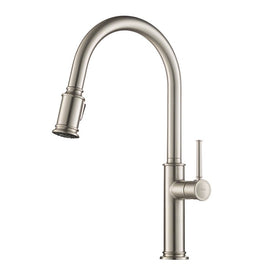 Sellette Single Handle Pull Down Kitchen Faucet with Dual-Function Sprayer