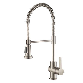 Britt Single Handle Commercial Kitchen Faucet with Dual-Function Sprayer