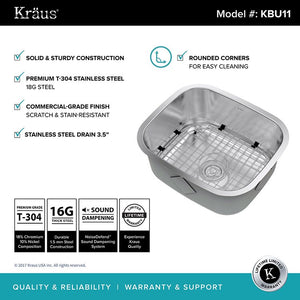 KBU11 Kitchen/Kitchen Sinks/Undermount Kitchen Sinks