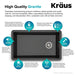 KGU-55BLACK Kitchen/Kitchen Sinks/Undermount Kitchen Sinks