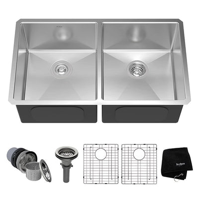 Product Image: KHU102-33 Kitchen/Kitchen Sinks/Undermount Kitchen Sinks