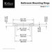 MR-1ORB Parts & Maintenance/Bathroom Sink & Faucet Parts/Bathroom Sink Parts & Mounting Hardware