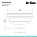 PST1-BL Parts & Maintenance/Kitchen Sink & Faucet Parts/Kitchen Sink Drains