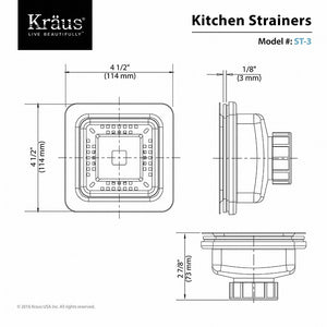ST-3 Parts & Maintenance/Kitchen Sink & Faucet Parts/Kitchen Sink Drains