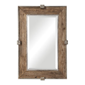 Siringo Weathered Wood Wall Mirror