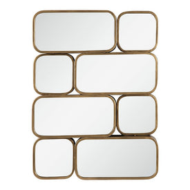 Canute Modern Gold Wall Mirror