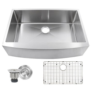 APRON332210-SR-16 Kitchen/Kitchen Sinks/Apron & Farmhouse Sinks