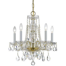 Traditional Crystal Five-Light Mini Chandelier