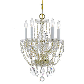 Traditional Crystal Five-Light Mini Chandelier