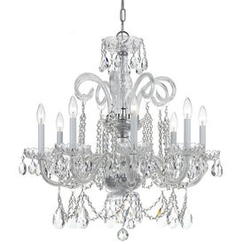 Traditional Crystal Eight-Light Chandelier